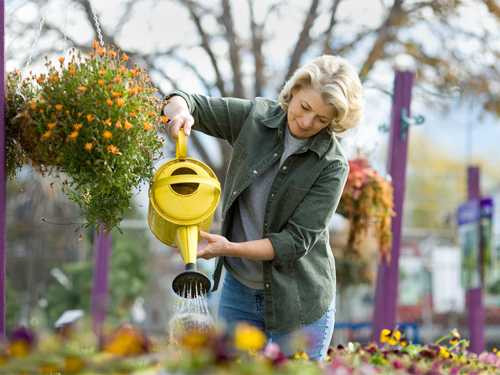Six common methods of watering flowers