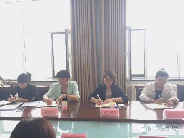 The League Women's Federation and his party came to Azuo Banner to investigate and guide the work.