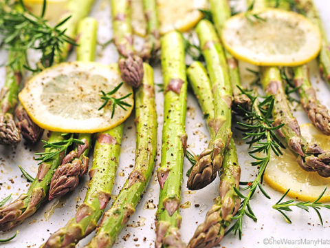 English small farmers / spring and summer banquets. Asparagus season