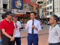 Trial expansion of holiday pedestrian area in Chenghuangmiao Square, Hsinchu City